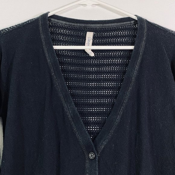 Aeropostale Cropped Button Front Cardigan - Picture 2 of 8